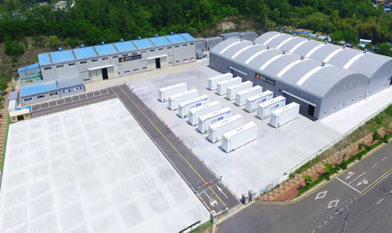 비에스에스 창녕 공장의 모습